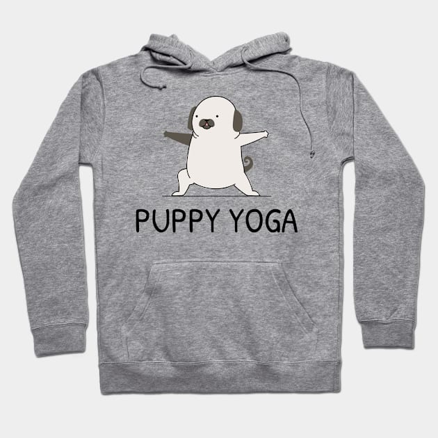 Puppy Yoga Hoodie by Dream the Biggest